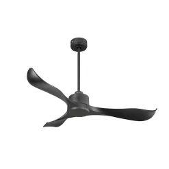Modulo de KlassFan - Ventilateur de plafond DC sans Lumière Noir et gris basalte, thermostat idéal pour 21 à 25 m²
