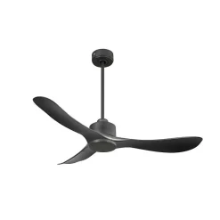 Modulo de KlassFan - Ventilateur de plafond DC sans Lumière Noir et gris basalte, thermostat idéal pour 21 à 25 m²
