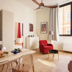 Modulo de KlassFan Super déstratificateur d'air marron pales abs marron Led ,thermostat,idéal25 à 40 m²