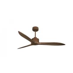 Modulo Latino Slim - Super destratificateur et ventilateur DC 132 cm marron pales bois sombre idéal 26 à 40 m²