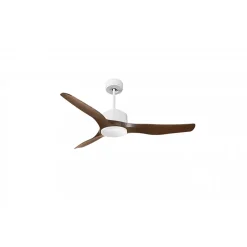 Modulo Regular Exterior - un ventilateur pour extérieur IP44, DC 127 cm Blanc pales abs marron sans Lumière 20 à 30 m²