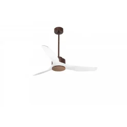 Modulo Regular Exterior - un ventilateur pour extérieur IP44, DC 127 cm Marron pales abs blanc sans Lumière 20 à 30 m²
