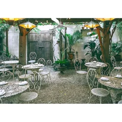 Modulo Regular Exterior - un ventilateur pour extérieur IP44, DC 132 cm Chrome pales abs blanc sans Lumière 20 à 30 m²