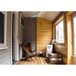 Modulo Regular Exterior - un ventilateur pour extérieur IP44, DC 127 cm Blanc pales abs blanc Lumière dimmable 20 à 30 m²