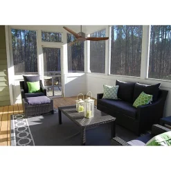 Modulo Regular Exterior - un ventilateur pour extérieur IP44, DC 127 cm Chocolat pales abs marron sans Lumière 20 à 30 m²