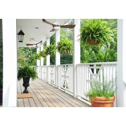 Modulo Regular Exterior - un ventilateur pour extérieur IP44, DC 106 cm Blanc pales abs marron sans Lumière 10 à 20 m²