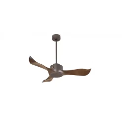 Modulo Regular Exterior - un ventilateur pour extérieur IP44, DC 106 cm Chocolat pales abs marron sans Lumière 10 à 20 m²