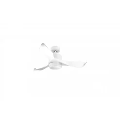 Modulo Regular Exterior - un ventilateur pour extérieur IP44, DC 106 cm Blanc pales abs blanc Lumière dimmable 10 à 20 m²