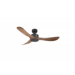 Modulo Regular Exterior - un ventilateur pour extérieur IP44, DC 132 cm Gris basalte pales abs marron sans Lumière 20 à 35 m²