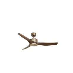 Modulo Regular Exterior - un ventilateur pour extérieur IP44, DC 127 cm Laiton pales abs marron sans Lumière 20 à 30 m²