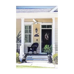 Modulo Regular Exterior - un ventilateur pour extérieur IP44, DC 106 cm Laiton pales abs blanc Lumière dimmable 10 à 20 m²