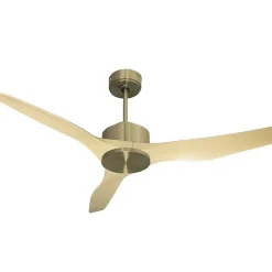 Modulo Regular Exterior - un ventilateur pour extérieur IP44, DC 127 cm Laiton pales abs marron sans Lumière 20 à 30 m²