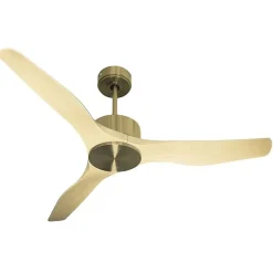 Modulo Regular Exterior - un ventilateur pour extérieur IP44, DC 127 cm Laiton pales abs marron sans Lumière 20 à 30 m²
