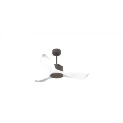 Modulo Regular Exterior - un ventilateur pour extérieur IP44, DC 106 cm Chocolat pales abs blanc sans Lumière 10 à 20 m²