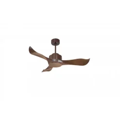 Modulo Regular Exterior - un ventilateur pour extérieur IP44, DC 106 cm Marron pales abs marron sans Lumière 10 à 20 m²