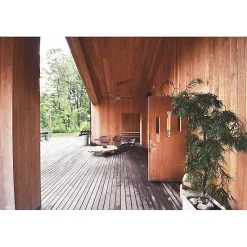 Modulo Regular Exterior - un ventilateur pour extérieur IP44, DC 106 cm Marron pales abs marron sans Lumière 10 à 20 m²