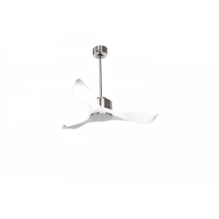 Modulo Regular Exterior - un ventilateur pour extérieur IP44, DC 106 cm Chrome pales abs blanc sans Lumière 10 à 20 m²