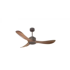 Modulo Regular Exterior - un ventilateur pour extérieur IP44, DC 132 cm Chocolat pales abs marron sans Lumière 20 à 35 m²