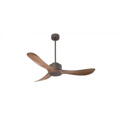 Modulo Regular Exterior - un ventilateur pour extérieur IP44, DC 132 cm Chocolat pales abs marron sans Lumière 20 à 35 m²