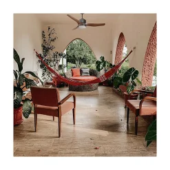 Modulo Regular Exterior -un ventilateur pour extérieur IP44, DC 127 cm Gris basalte pales abs marron Lumière dimmable 20 à 30 m²