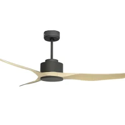 Modulo Regular Exterior -un ventilateur pour extérieur IP44 DC 127 cm Gris basalte pales abs marron sans Lumière 20 à 30 m²