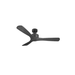 Modulo Regular Ring - Super destratificateur et ventilateur DC 132 cm Gris basalte pales bois noir sans Lumière 25 à 40 m²