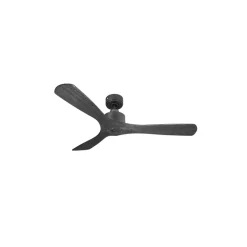 Modulo Slim Ring - Super destratificateur et ventilateur DC 132 cm noir pales bois noir idéal 26 à 40 m²