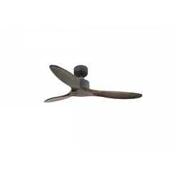 Modulo Slim de Klassfan - Ventilateur de plafond et destratificateur moteur DC basalte et bois sombre 25 à 40 m²
