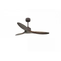 Modulo Slim de Klassfan - Ventilateur de plafond et destratificateur moteur DC chocolat et pales bois sombre 25 à 40 m²