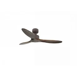 Modulo Slim de Klassfan - Ventilateur de plafond et destratificateur moteur DC chocolat et pales bois sombre 25 à 40 m²