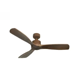 Modulo Slim de Klassfan - Ventilateur de plafond et destratificateur moteur DC marron et pales bois sombre 25 à 40 m²
