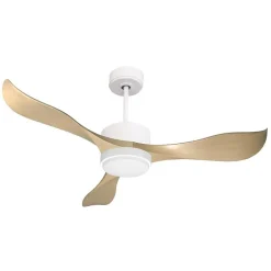 Modulo super déstratificateur d'air avec Lumière blanc et couleur bois clair idéal de 25 à 40 m²