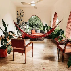 Modulo super déstratificateur d'air avec Lumière blanc et couleur bois clair idéal de 25 à 40 m²