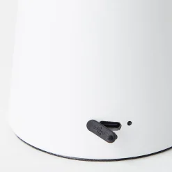 MUFFIN Lampe à poser extérieure LED 3W 400lm 3000K - blanc mat - métal - dimmable - rechargeable câble USB