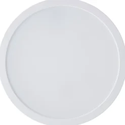 NAVARA Plafonnier blanc LED intégrée 18W plastique ampoule incluse