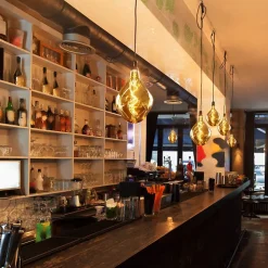 NETTLIFE 1 ampoule led grande taille e27 3 w, lampe à incandescence irrégulière de forme inhabituelle, suspension 2 200 k