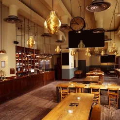 NETTLIFE 1 ampoule led grande taille e27 3 w, lampe à incandescence irrégulière de forme inhabituelle, suspension 2 200 k