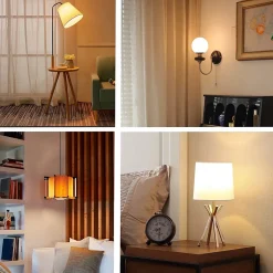 NETTLIFE Ampoule LED E14, lampe à économie d'énergie, 12 pièces, 4W 2700K, ampoule blanche chaude