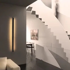 NETTLIFE Applique murale led intérieur - Moderne 80CM 27W couloir up down blanc chaud lampe de couloir lampe