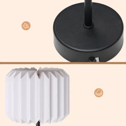 NETTLIFE Applique murale d'intérieur pour chambre à coucher - éclairage mural de couloir vintage G9 lampe de couloir blanche