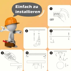 NETTLIFE applique murale noir doré couloir vintage verre et métal design moderne E14