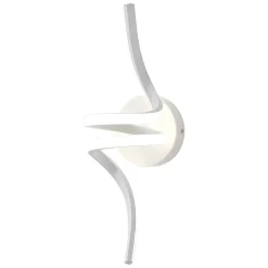 NETTLIFE Applique murale LED d'intérieur blanc moderne 7W pour escalier Blanc chaud 3000K