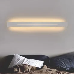 NETTLIFE Applique murale LED Intérieur - Lampe de couloir Moderne 60CM Lampe de salon 20W Lampe de couloir Chambr Blanc