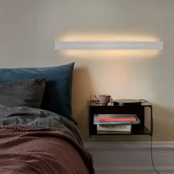 NETTLIFE Applique murale LED Intérieur - Lampe de couloir Moderne 60CM Lampe de salon 20W Lampe de couloir Chambr Blanc