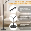NETTLIFE Lampadaire LED Salon Dimmable Noir Lampadaire 11w 360 Flexible Canapé