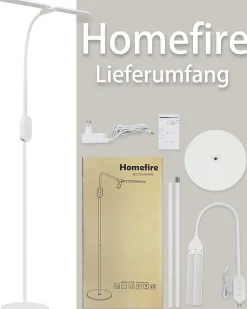 NETTLIFE Lampadaire LED Salon dimmable- 158CM Moderne réglables Lampadaire tactile 9W avec minuterie & fonction mémoire