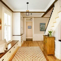 NETTLIFE Lampe à suspendre Vintage Bois veiné Table à manger Noir Industriel E27 25W Suspension