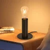 NETTLIFE lampe de chevet lampe de table vintage E27 noir MAX.40W rétro industriel