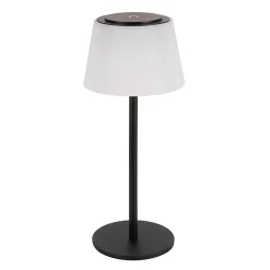 Nettlife lampe de chevet sans fil à led, rechargeable par usb, tactile, intensité variable, noire, 3600 mha