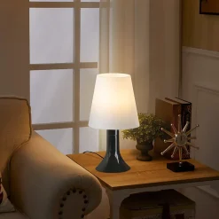 NETTLIFE Lampe de table de salon lampe de chevet avec câble lot de 2 petites lampes E14 lampes de table modernes